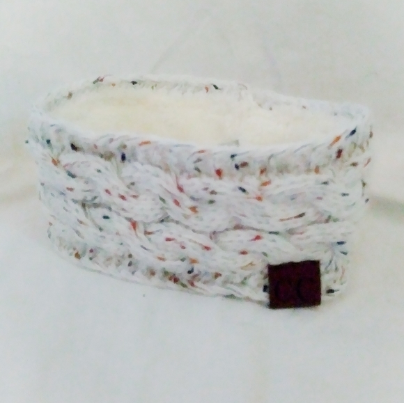 C.C exclusive womens white with blue tan headband - Picture 1 of 4